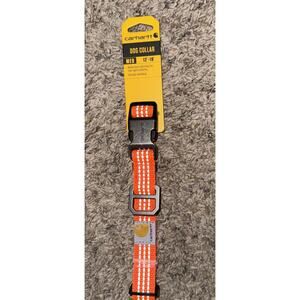 Carhartt Dog Collar Hunter Reflective‎ Orange Medium 12” To 18” NWT